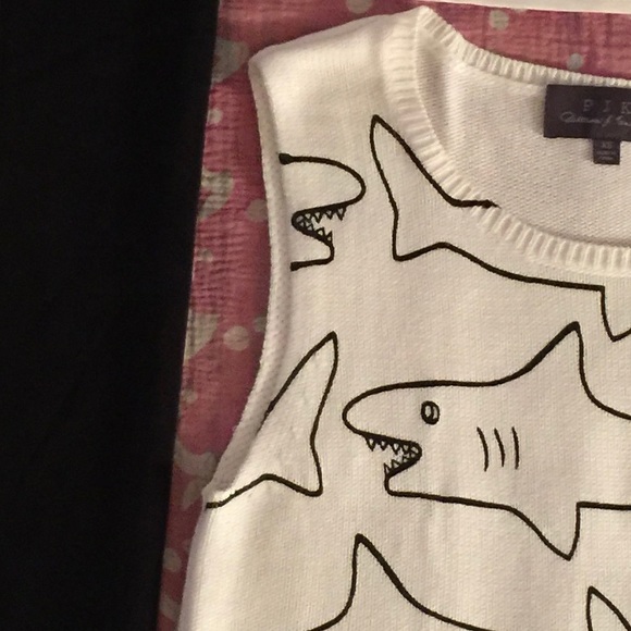 PJK, Shark Crop Top Sweater - Picture 3 of 5